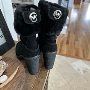 Michael Kors fur topped boots size 7.5